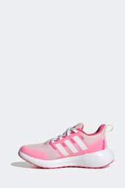 adidas Pink Sportswear Fortarun 2.0 Cloudfoam Lace Trainers - Image 2 of 9