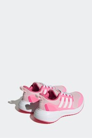 adidas Pink Sportswear Fortarun 2.0 Cloudfoam Lace Trainers - Image 3 of 9