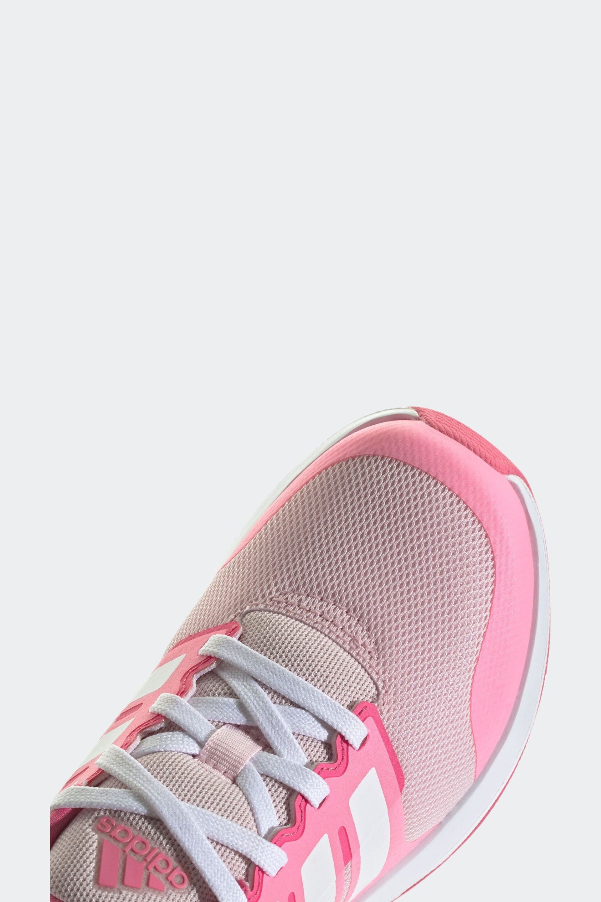 adidas Pink Sportswear Fortarun 2.0 Cloudfoam Lace Trainers - Image 9 of 9