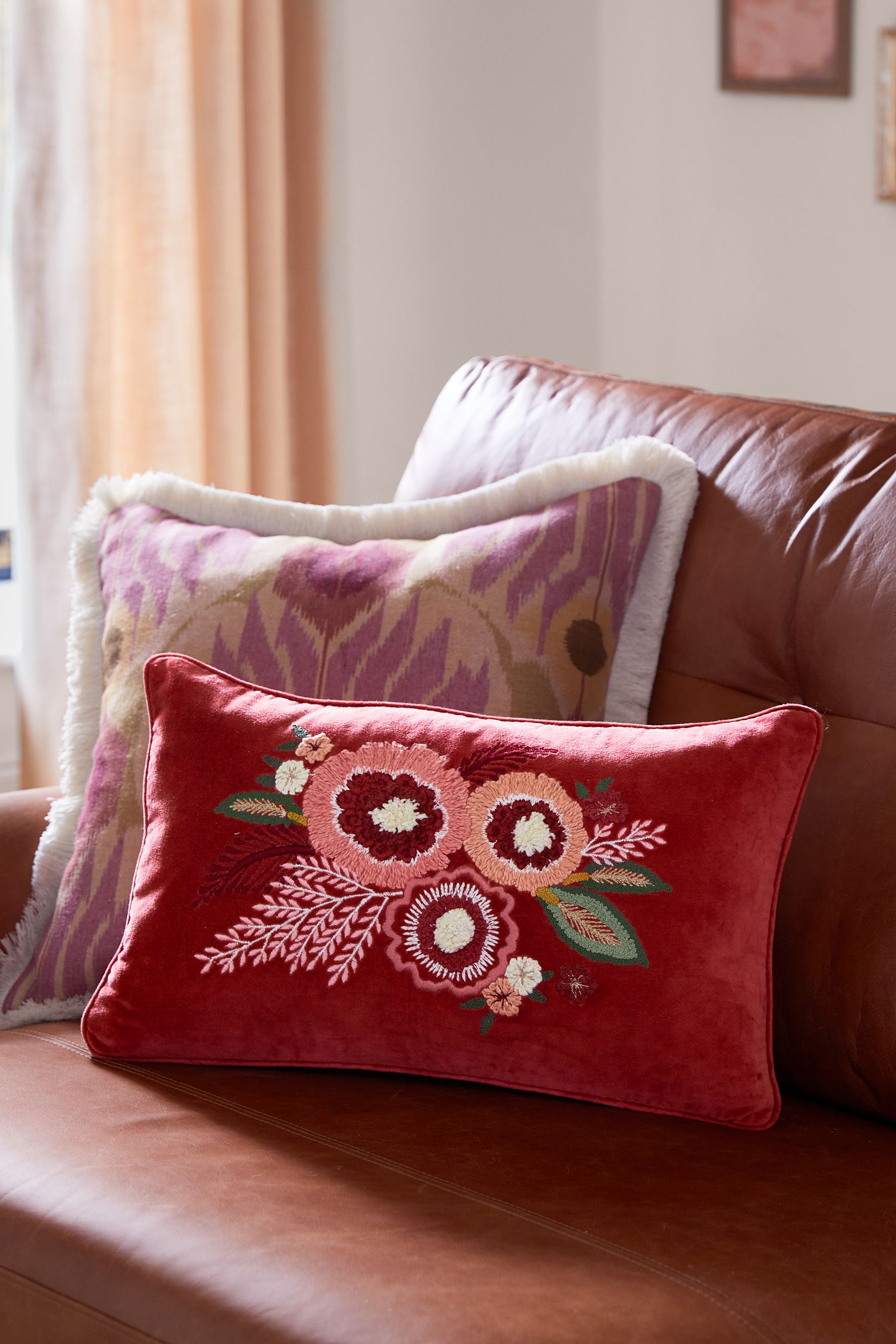 Next rose gold cushions 2025