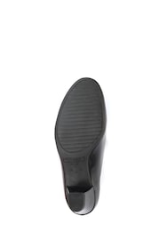 Pavers Black Patent Pavers Heeled Court Shoes - Image 6 of 6