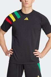 adidas Dark Black Fortore 23 Jersey - Image 4 of 8