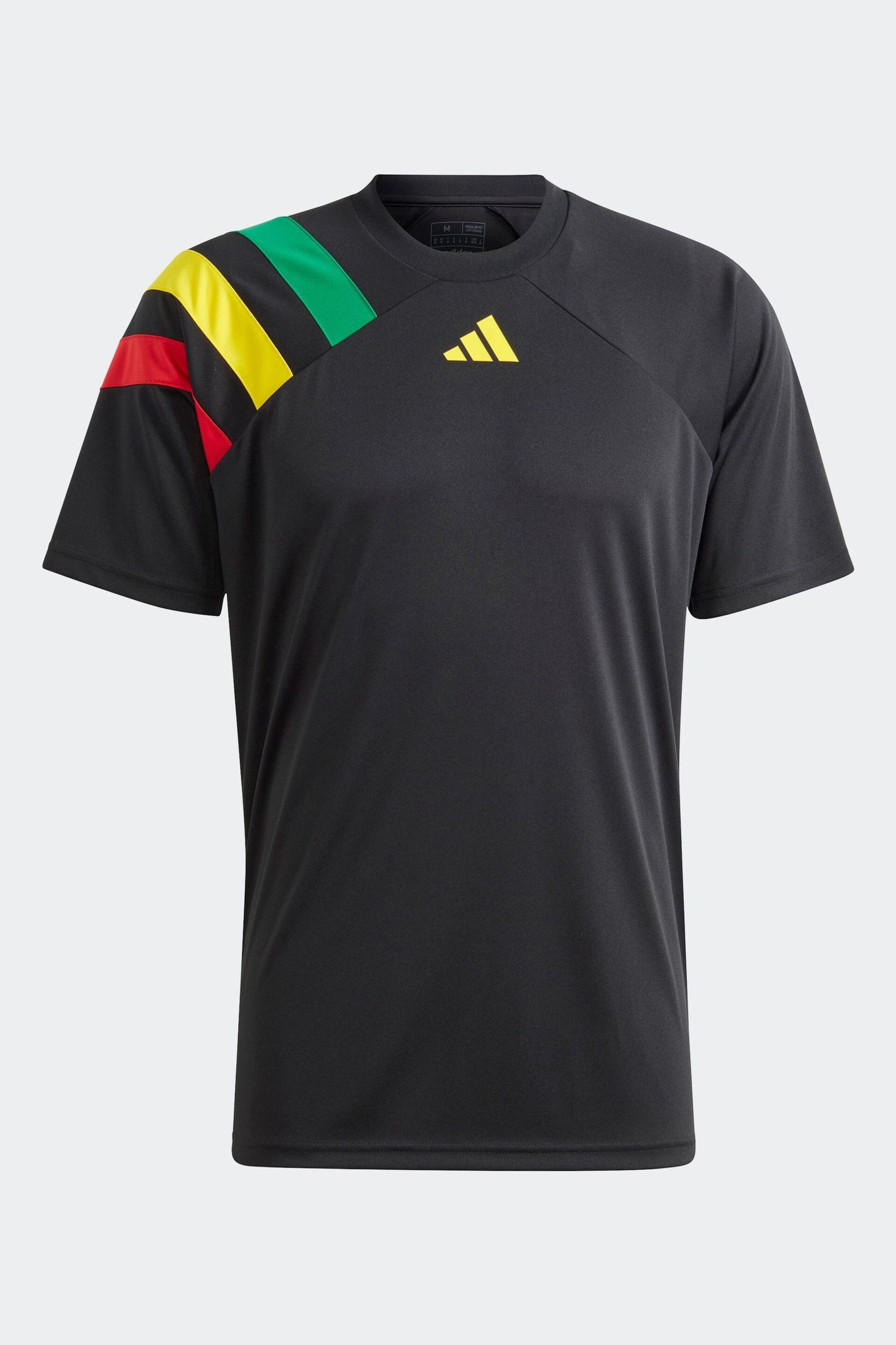 adidas Dark Black Fortore 23 Jersey - Image 7 of 8