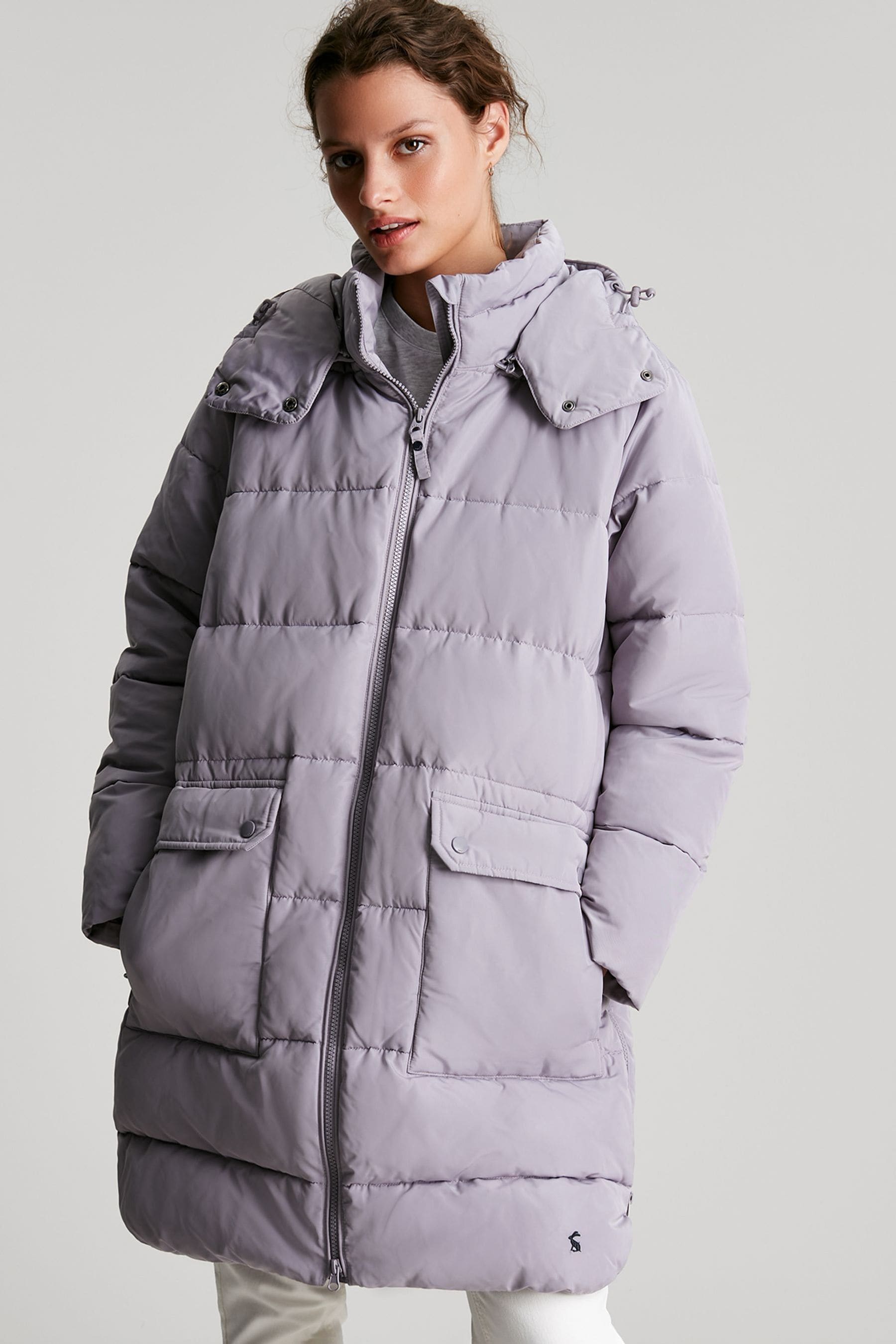 Buy Joules Purple Whitwell Mid Length Puffer Coat from Next Lithuania