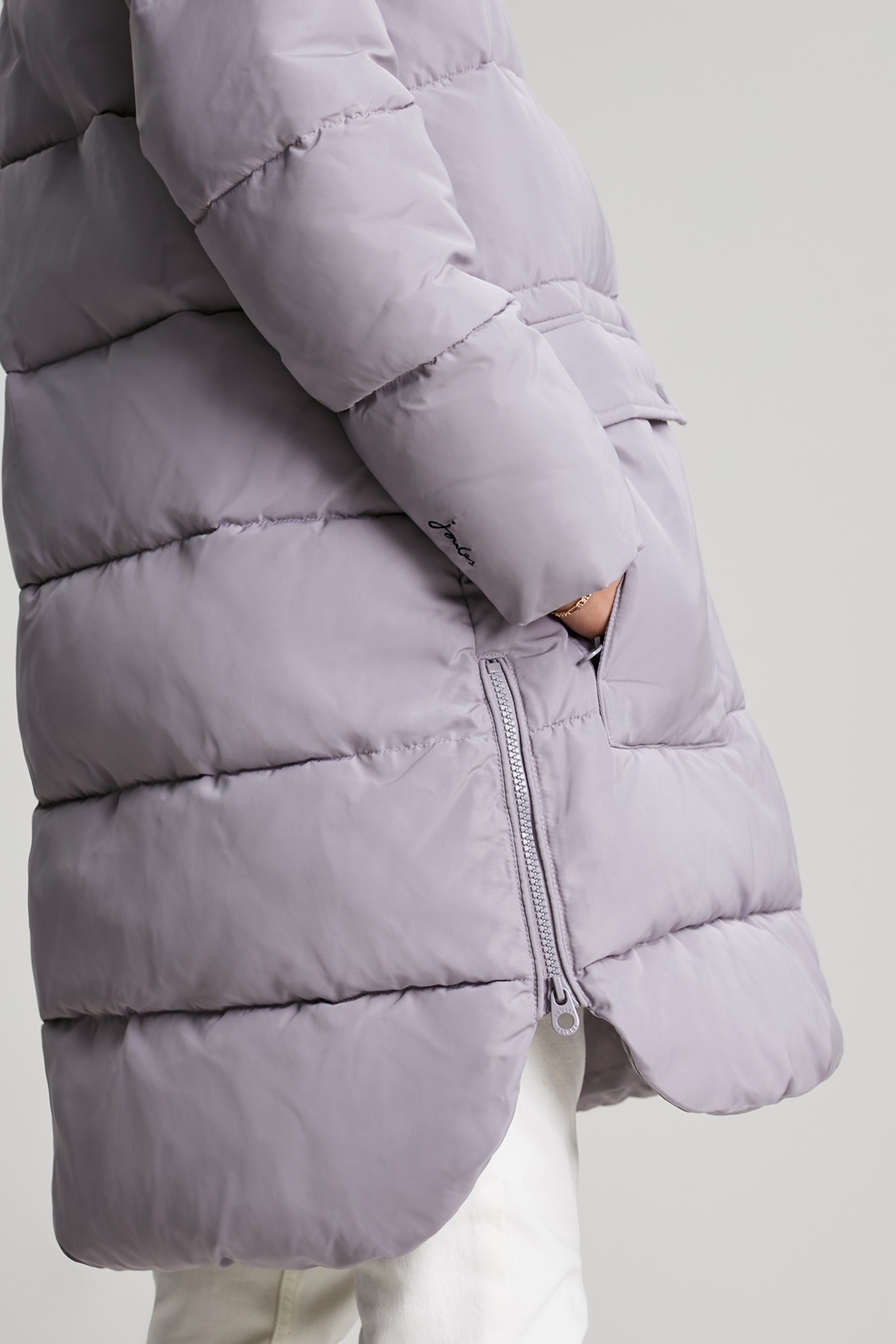 Buy Joules Purple Whitwell Mid Length Puffer Coat from Next Lithuania