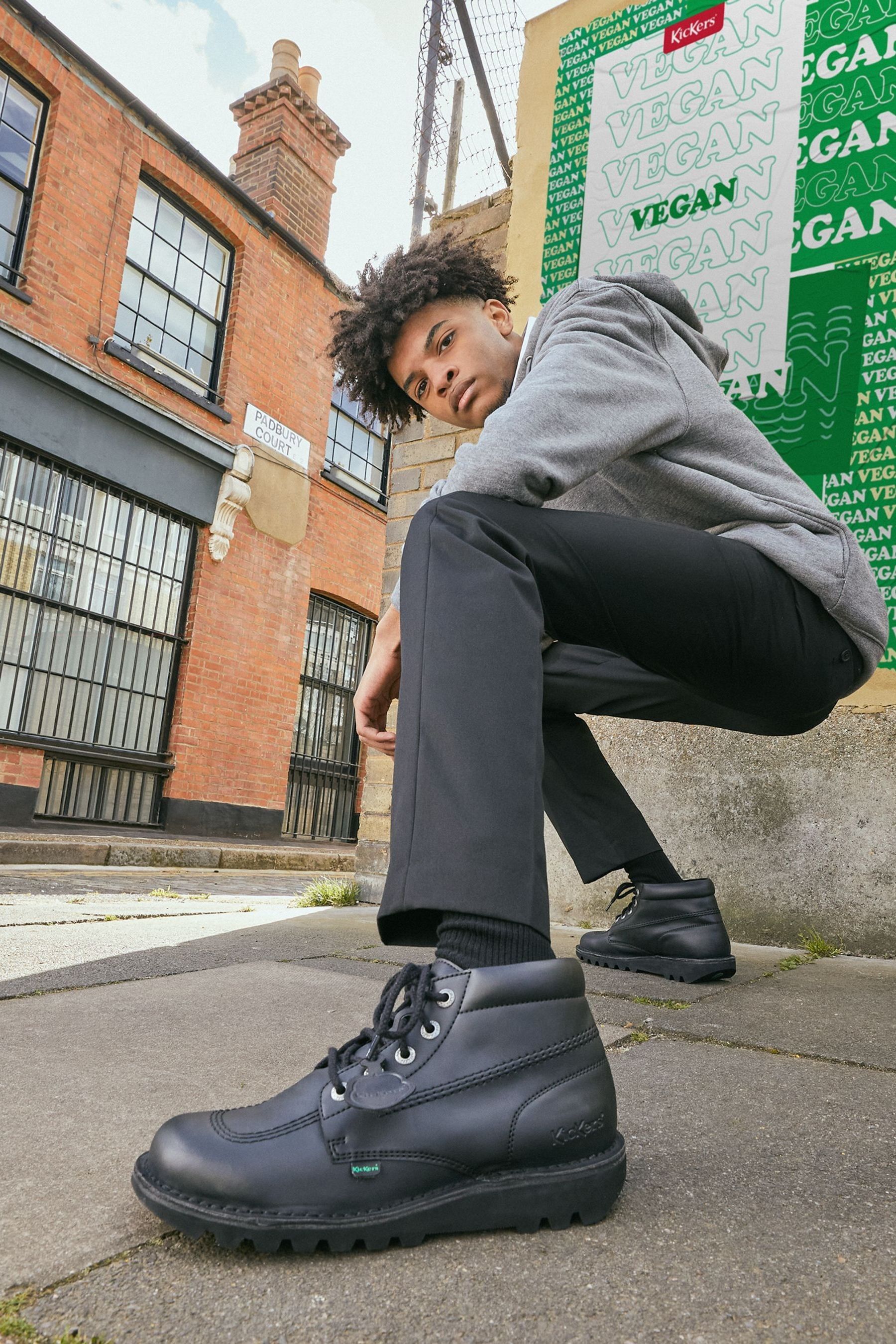 Buy Kickers Black Hi Boots from the Next UK online shop