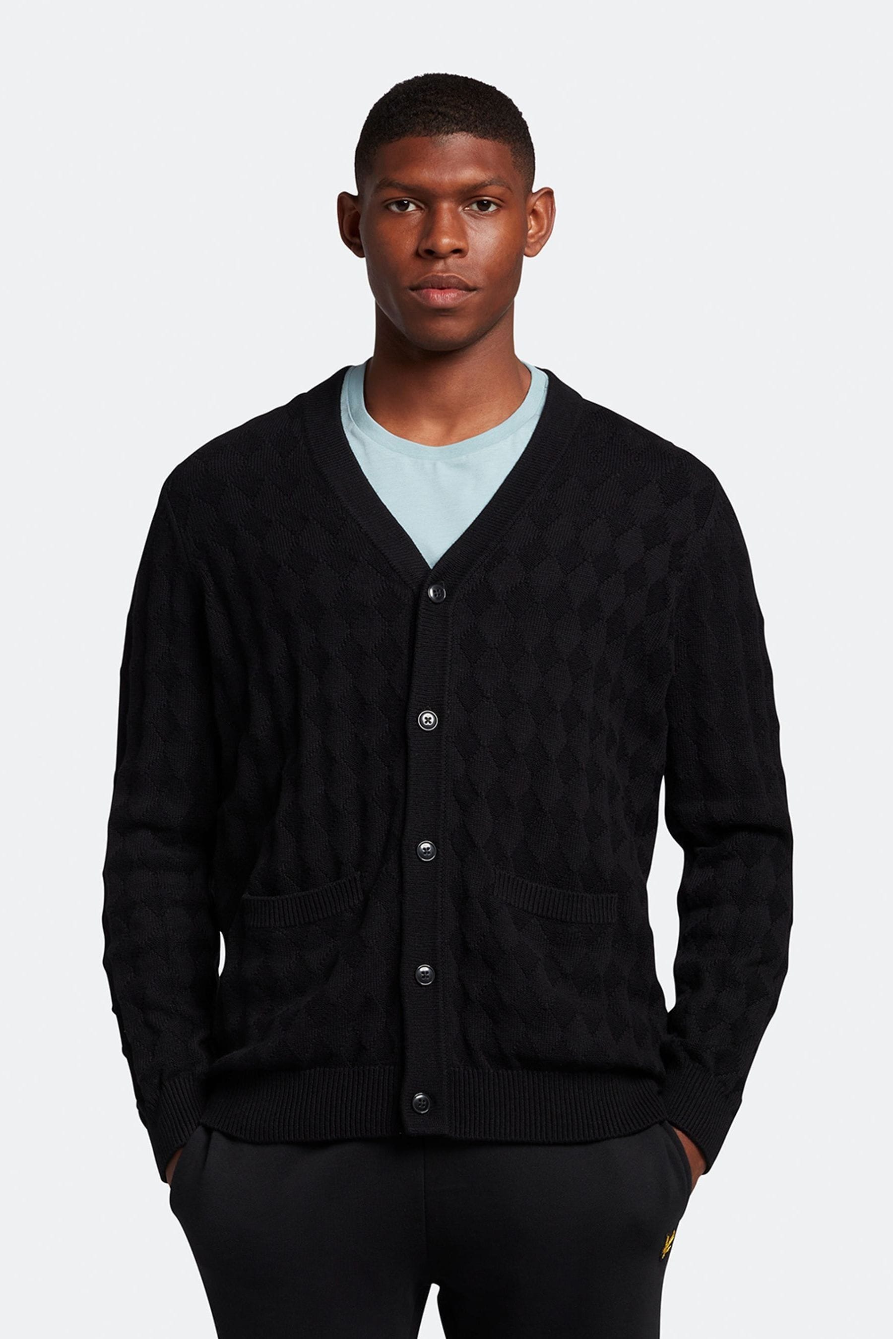 Lyle and scott mens cardigan discount