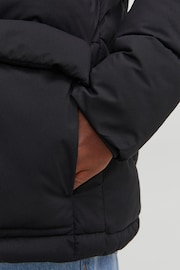 JACK & JONES Black Hooded Padded Coat - Image 5 of 7