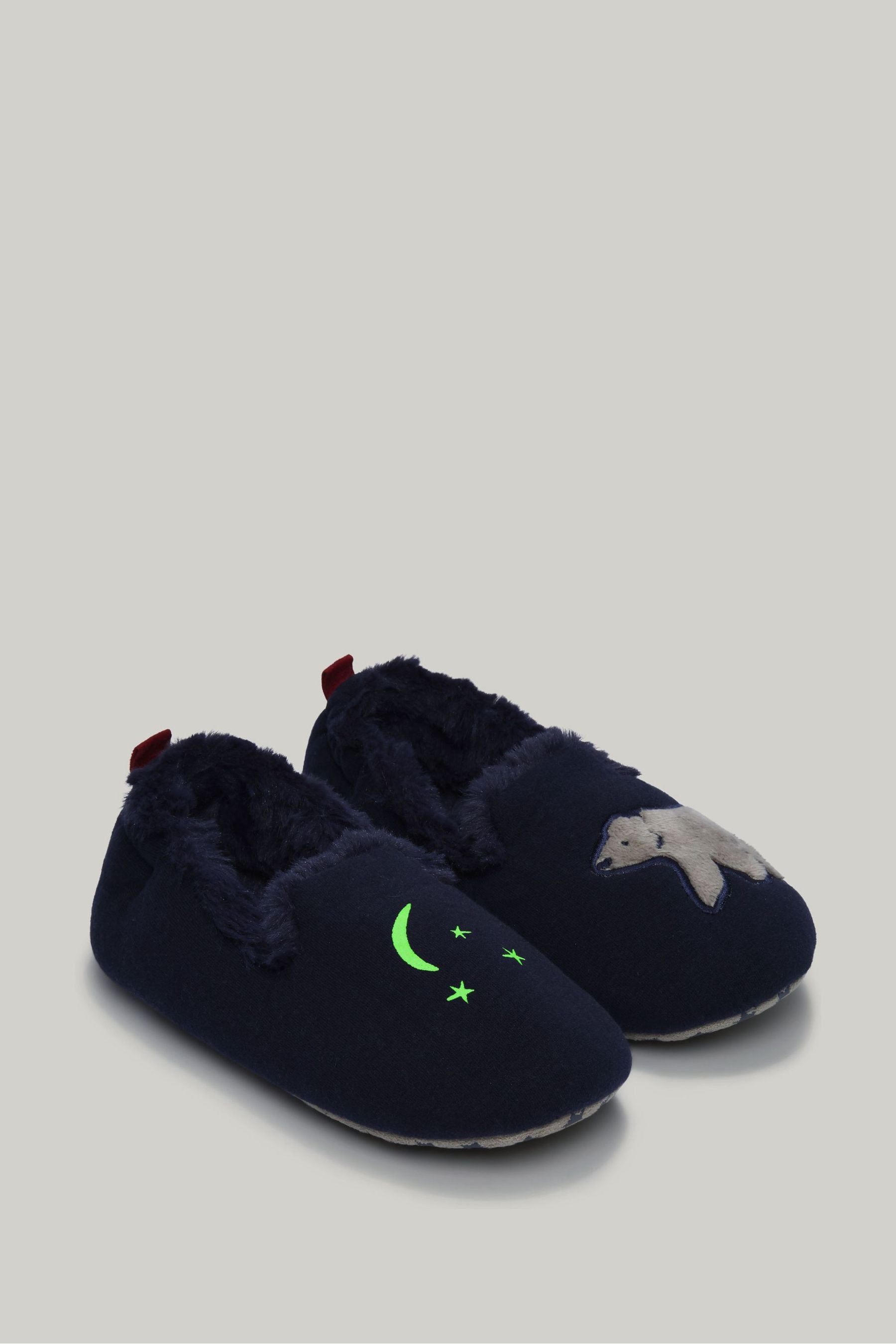 Buy The White Company Blue Bear Slippers from the Next UK online shop