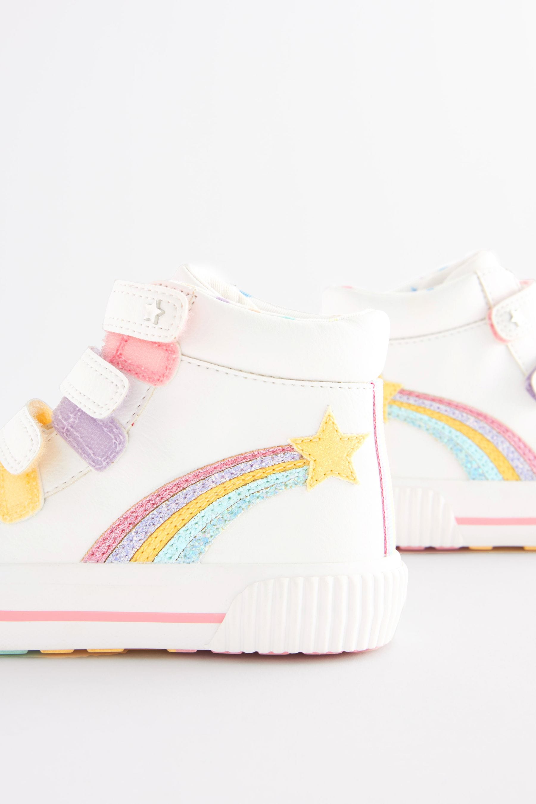 White rainbow trainers new arrivals