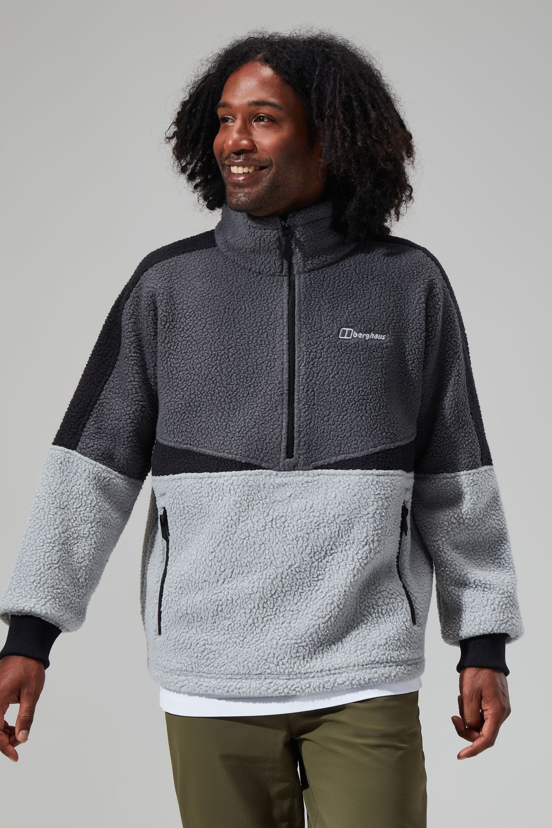 Buy Berghaus Grey Houlton Half Zip Fleece from Next Ireland