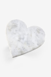 White Marble Heart Trivet - Image 3 of 3