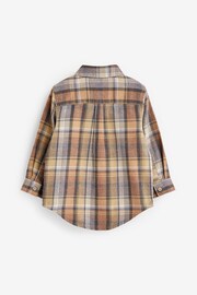Tan Brown Long Sleeve Check Shirt (3mths-7yrs) - Image 5 of 5