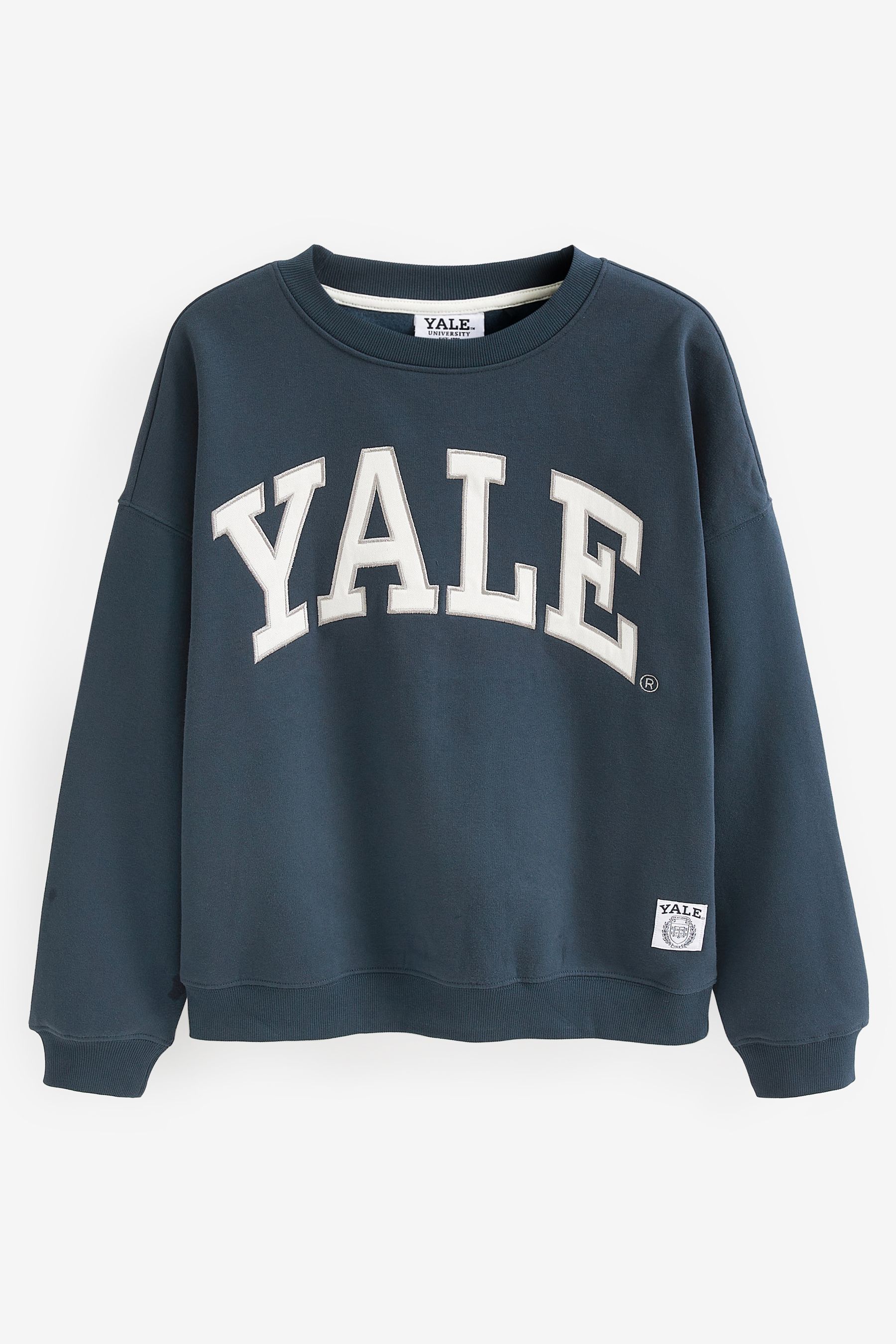 Buy Navy Blue Yale Sweatshirt from Next Luxembourg