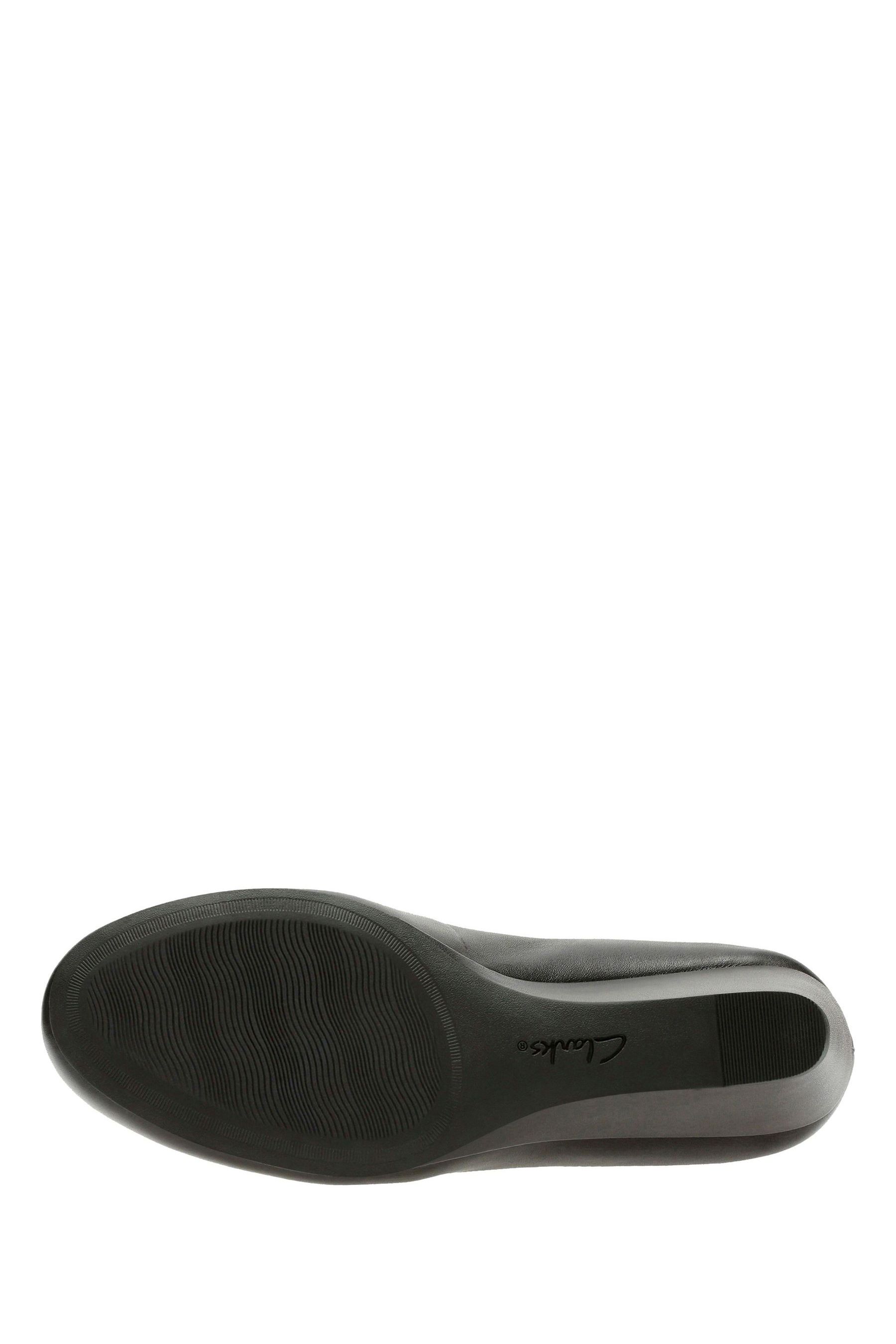 Buy Clarks Black Leather Chrome Combi Leather Flores Tulip Shoes from the Next UK online shop