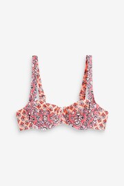 Pink Woodblock Non Pad Wired Bikini Top - Image 5 of 5