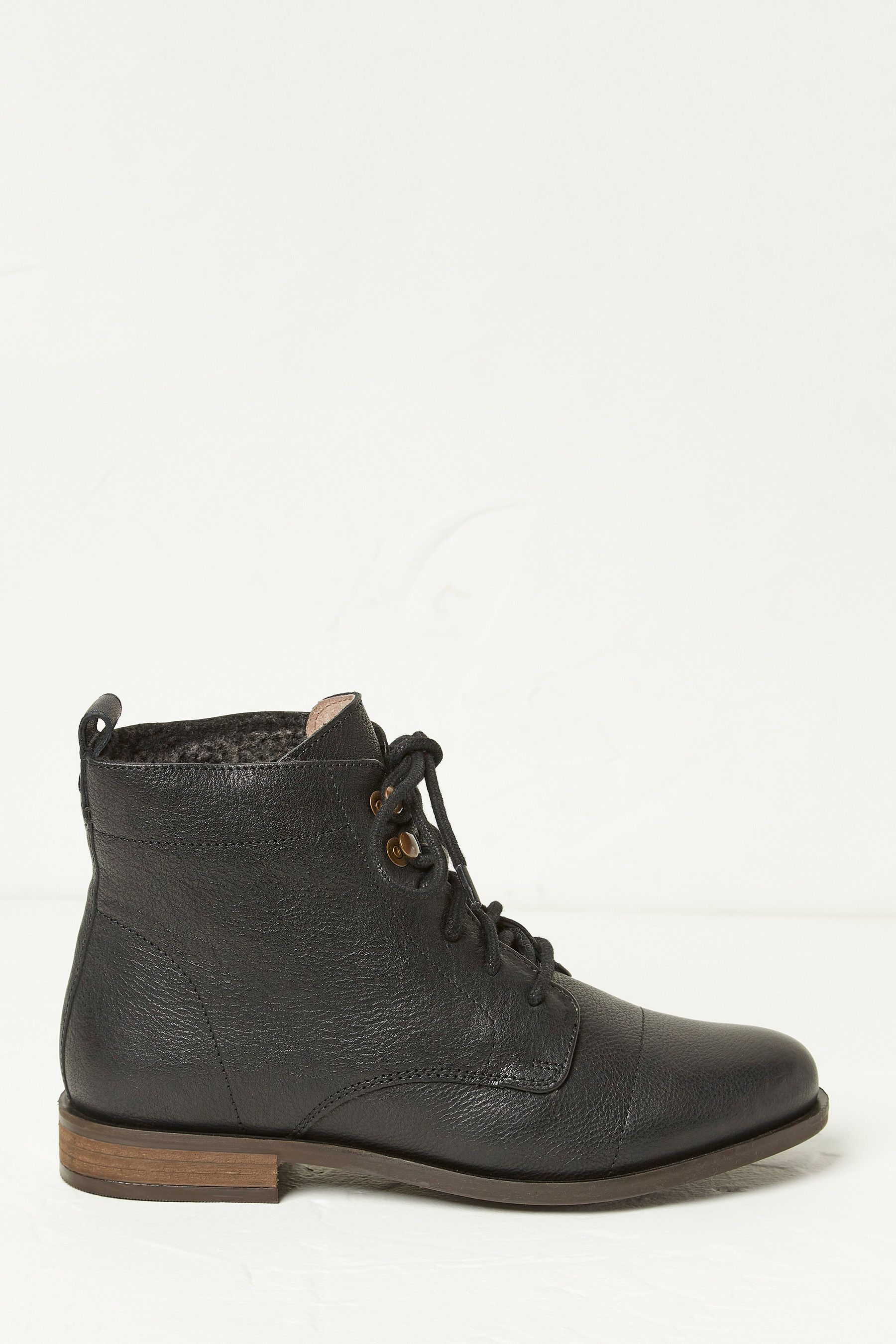 Buy FatFace Black Catrin Ankle Boots from Next Luxembourg