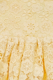 Reiss Lemon Bethany Senior Bow Strap Lace Dress - Image 6 of 6