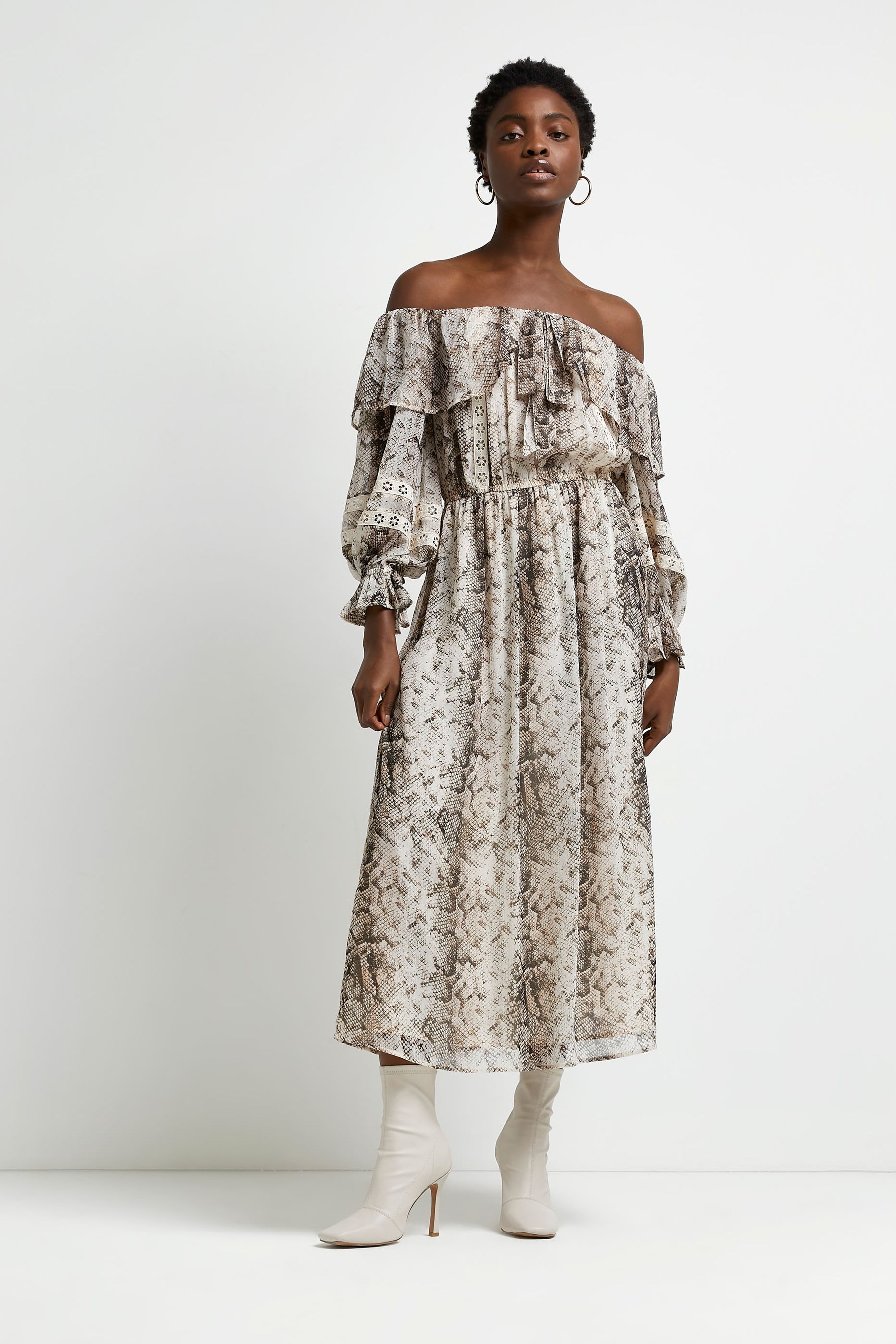 River island grey dress cheap
