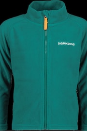 Didriksons Kids Green Monte Full Zip Jacket - Image 4 of 5