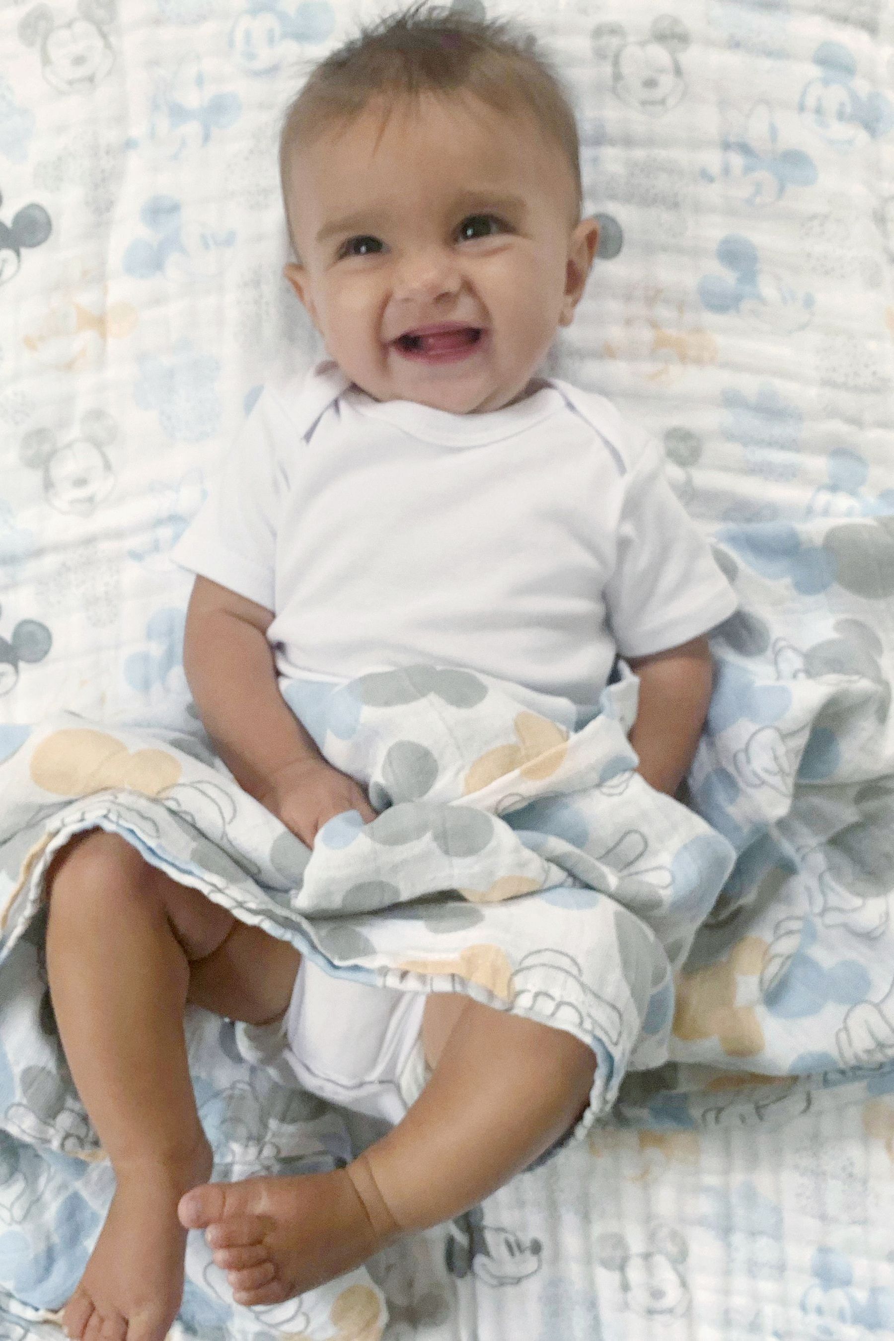 Buy aden anais White Anais Large Disney BaMinnie Mouse 100 Cotton Muslin Blankets 3 Pack from Next Canada