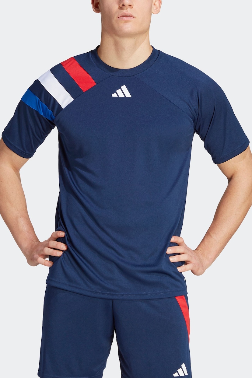 adidas Blue Fortore 23 Jersey - Image 4 of 8