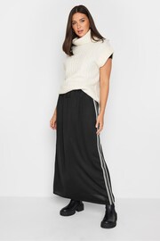 Long Tall Sally Black Stripe Panel Skirt - Image 2 of 3