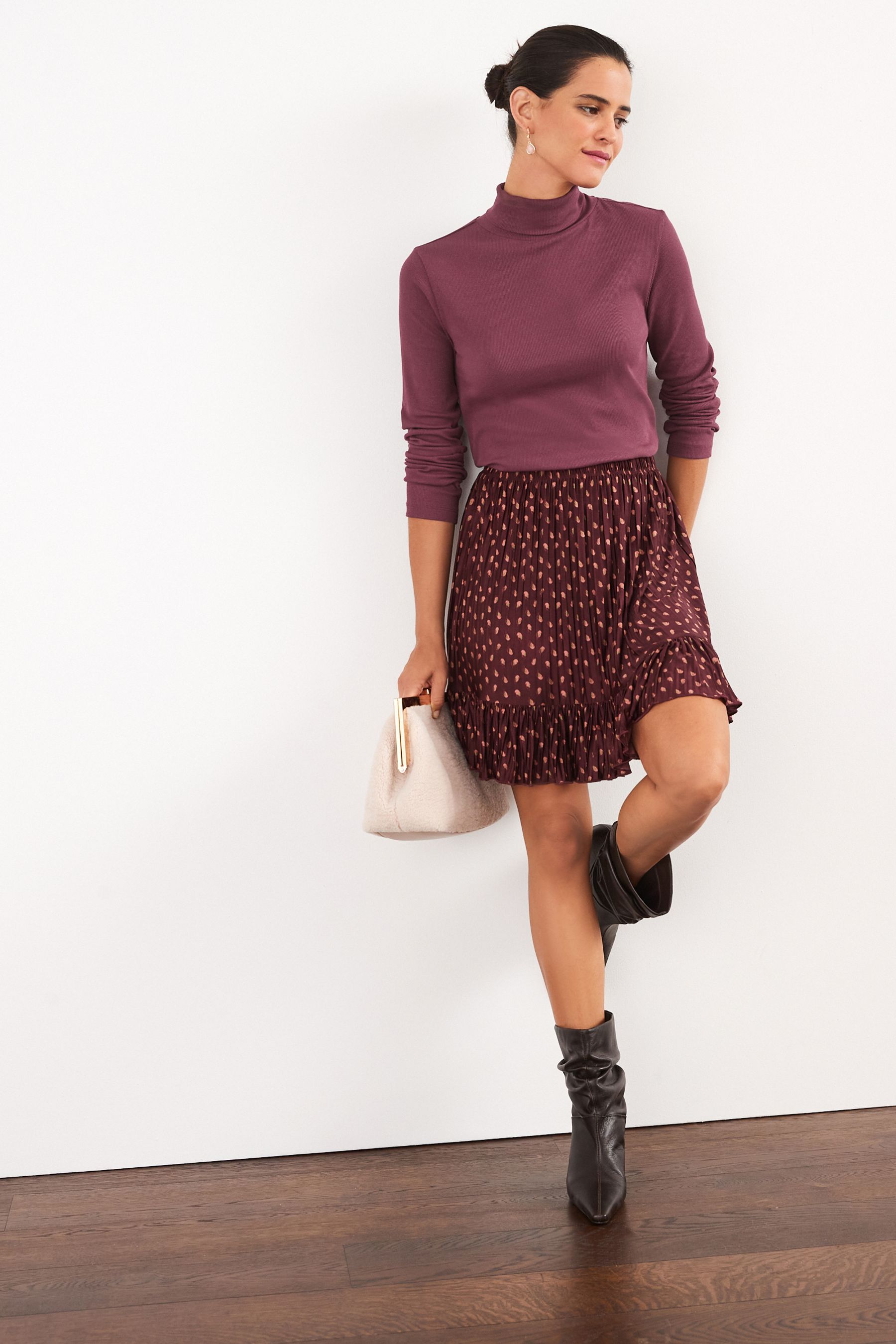 Next roll neck top shop