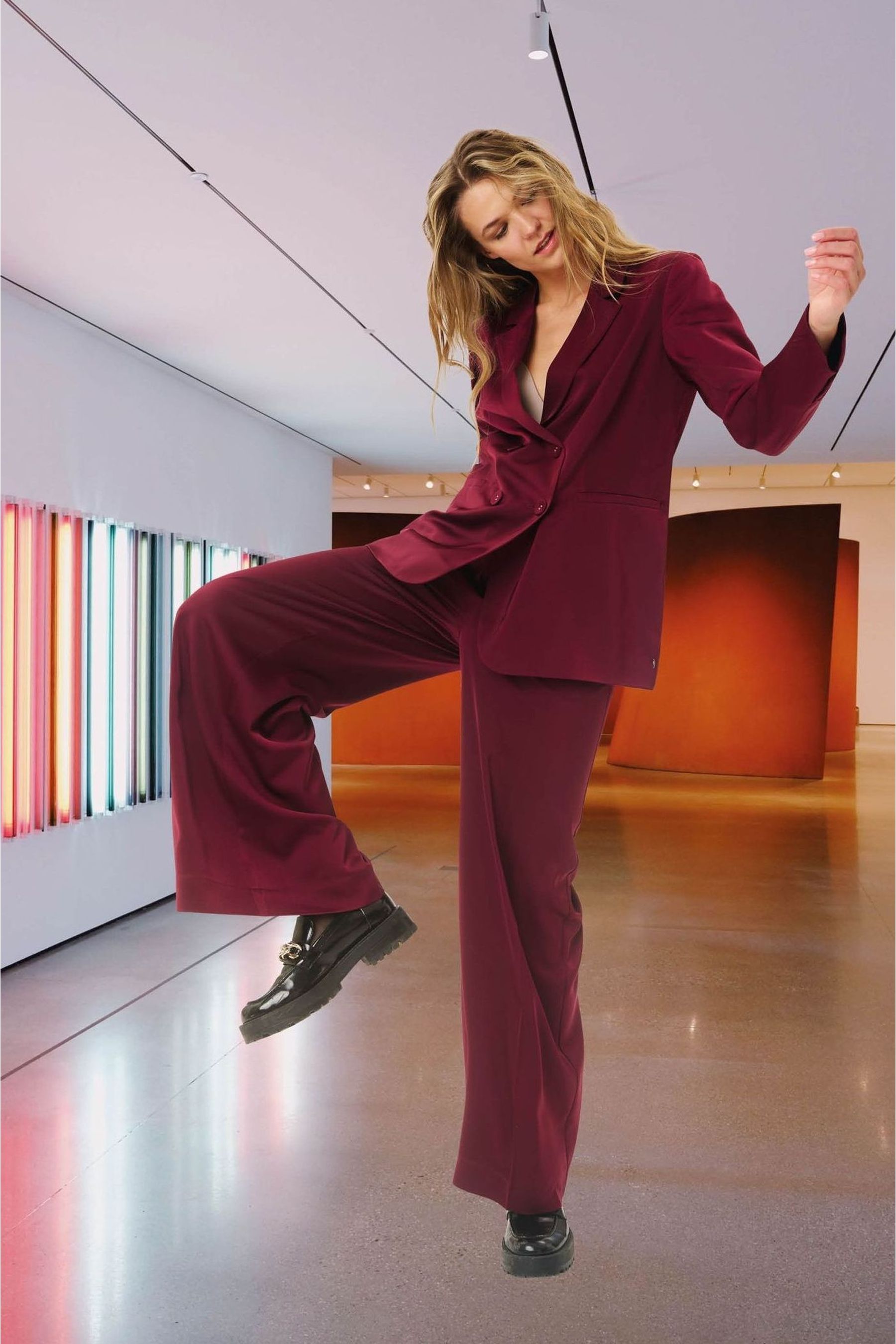 Buy Coster Copenhagen Red Relaxed Blazer from Next Luxembourg