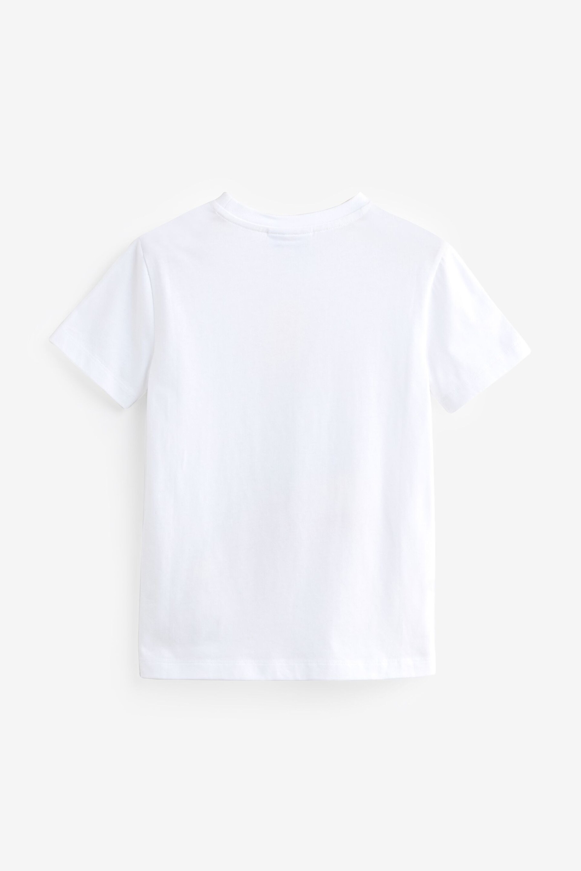 White Licensed NASA Print T-Shirt (3-16yrs) - Image 2 of 3