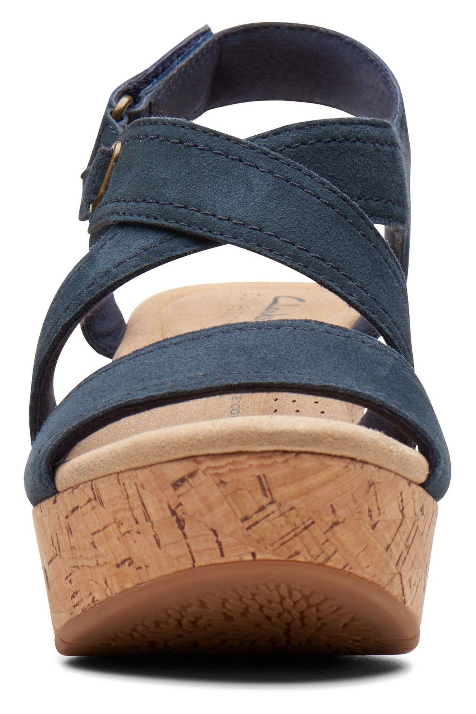 Buy Clarks Blue Rose Way Wedge Sandals from Next Luxembourg