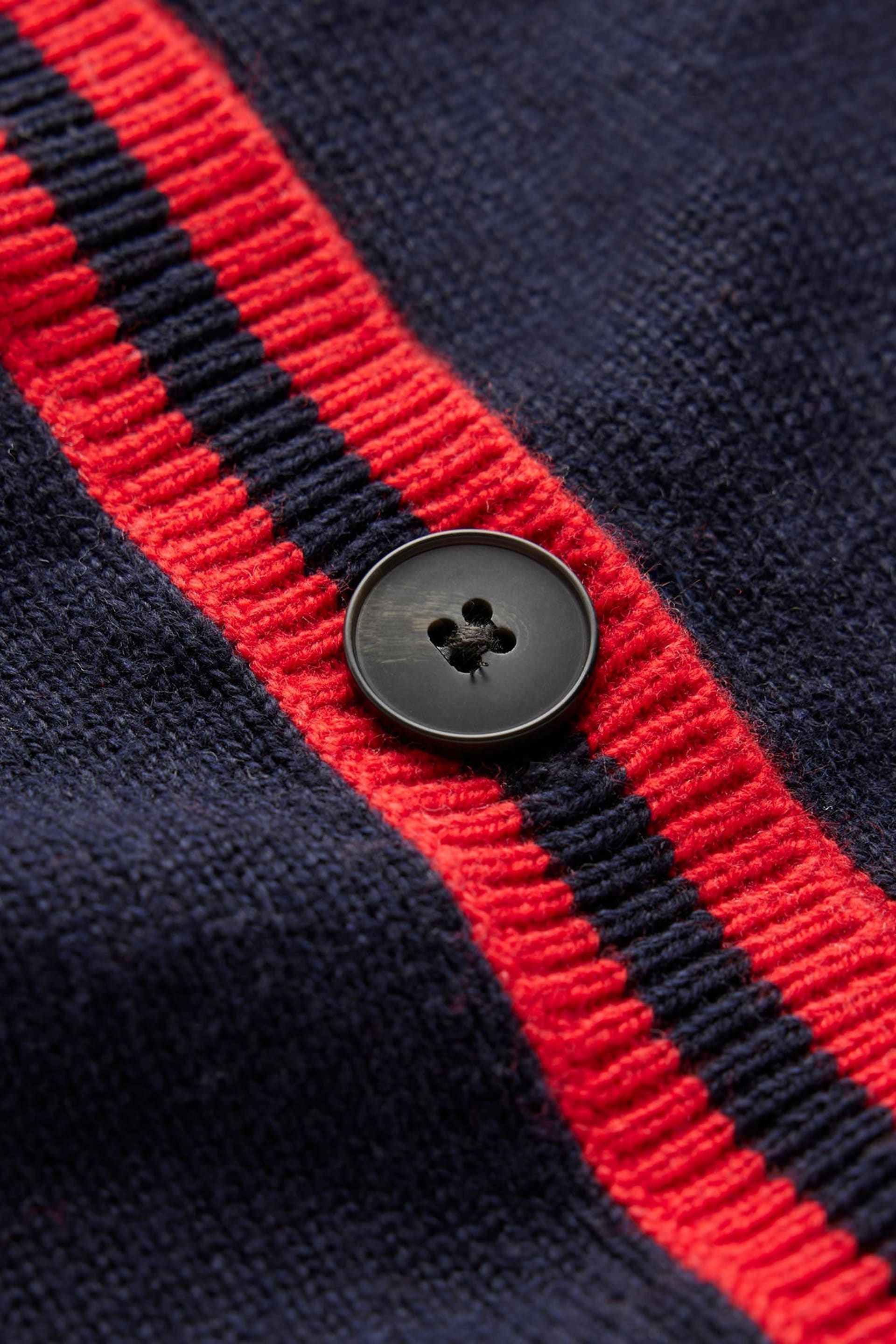 Boden Blue Button Jumper - Image 6 of 6