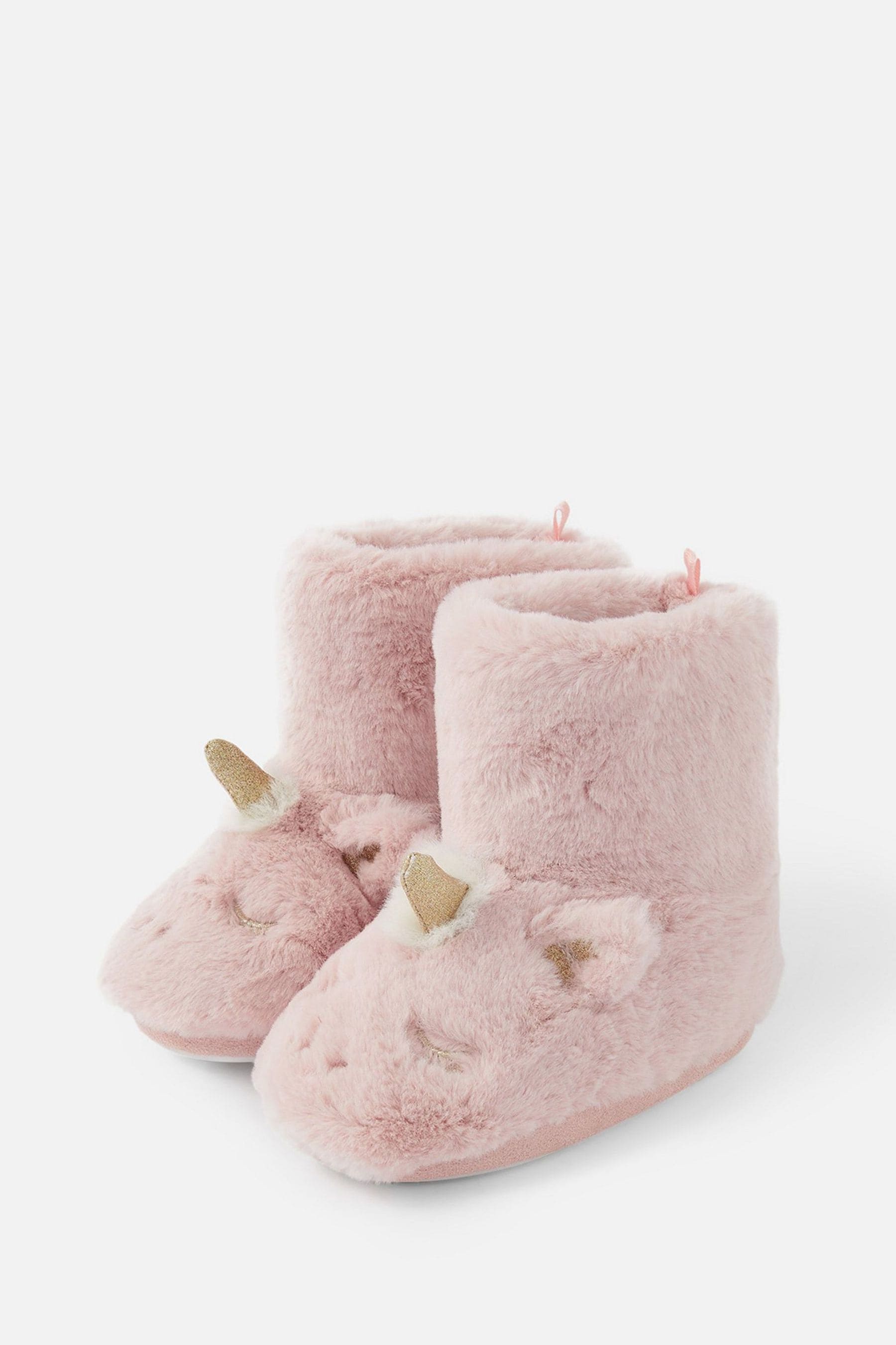 Pink fluffy slipper boots shop