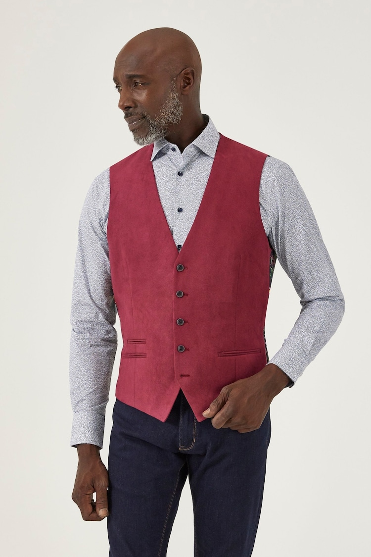 Skopes Pink Camplin Regular Fit Waistcoat - Image 1 of 4