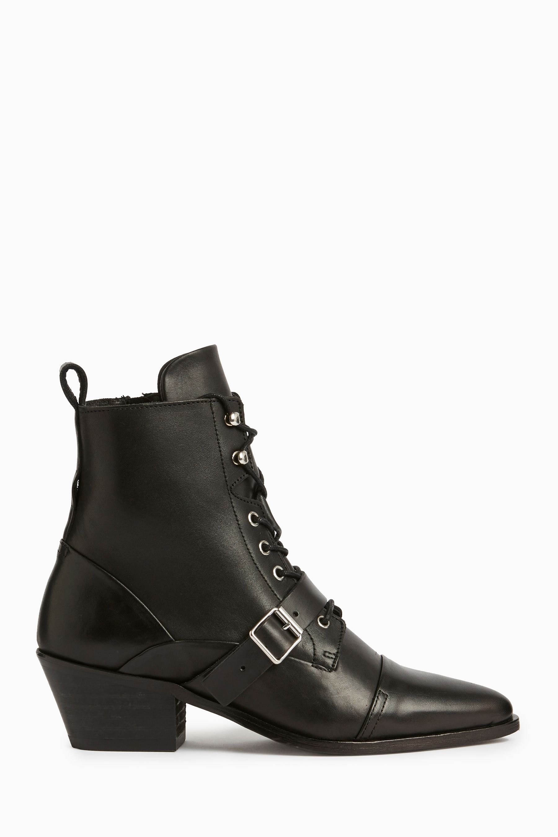 Buy AllSaints Black Katy Boots from Next Luxembourg