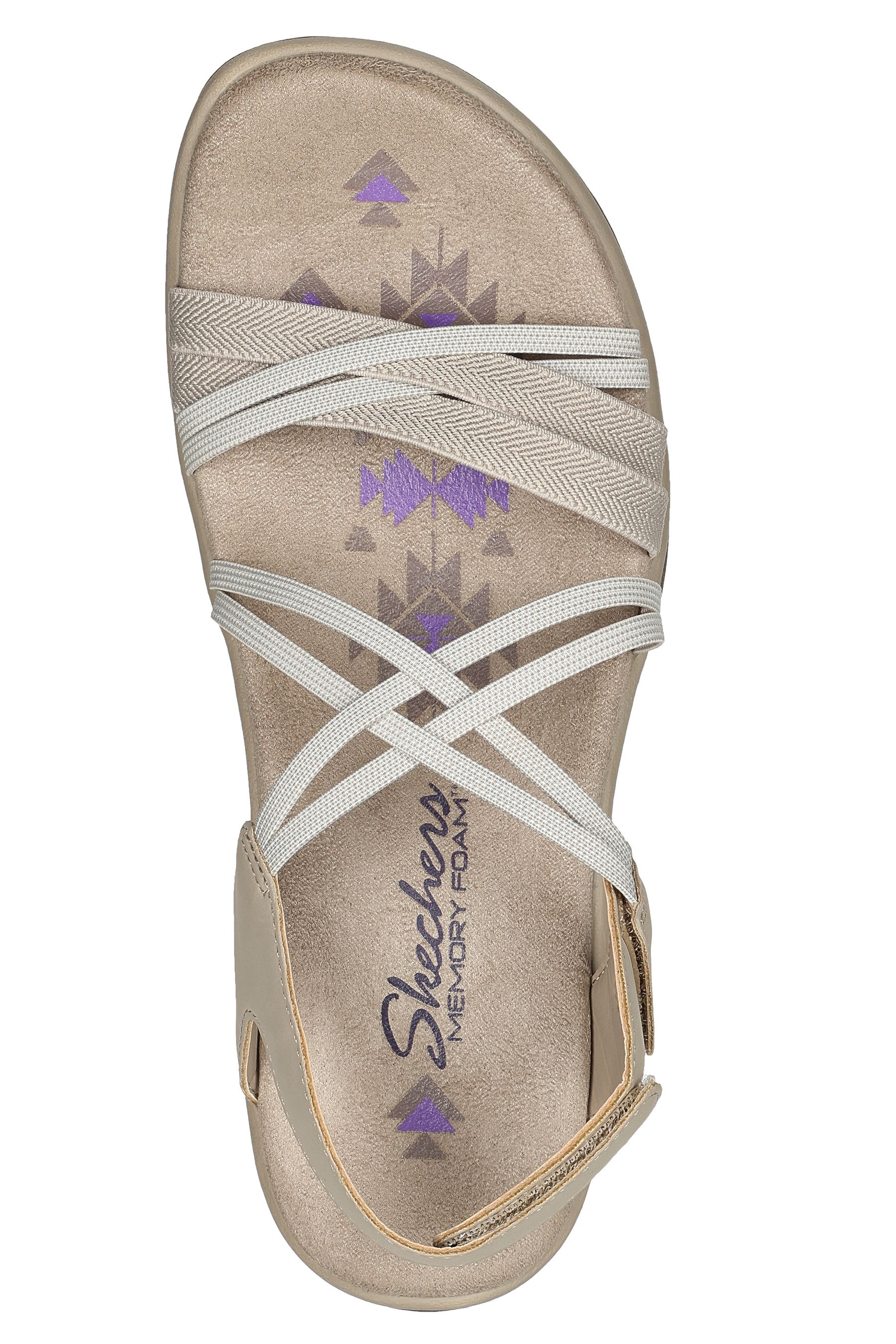 Skechers memory foam sandals ladies 2025