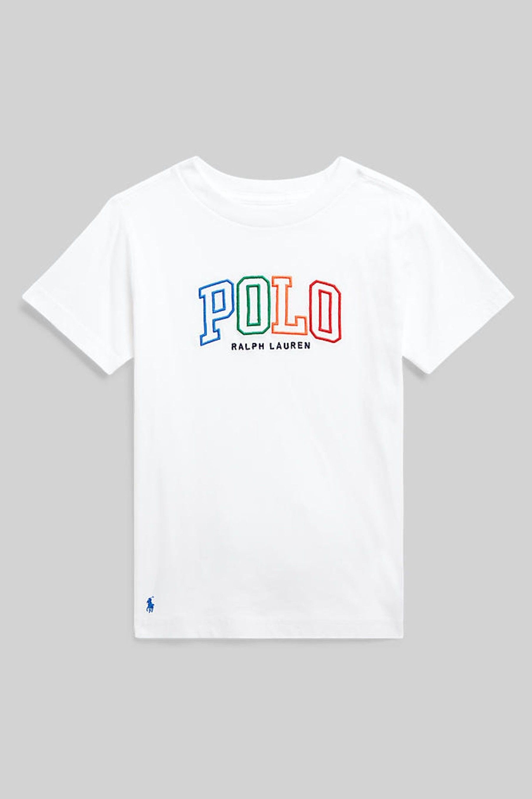 Buy Polo Ralph Lauren Boys Rainbow Polo Logo T Shirt from Next Luxembourg