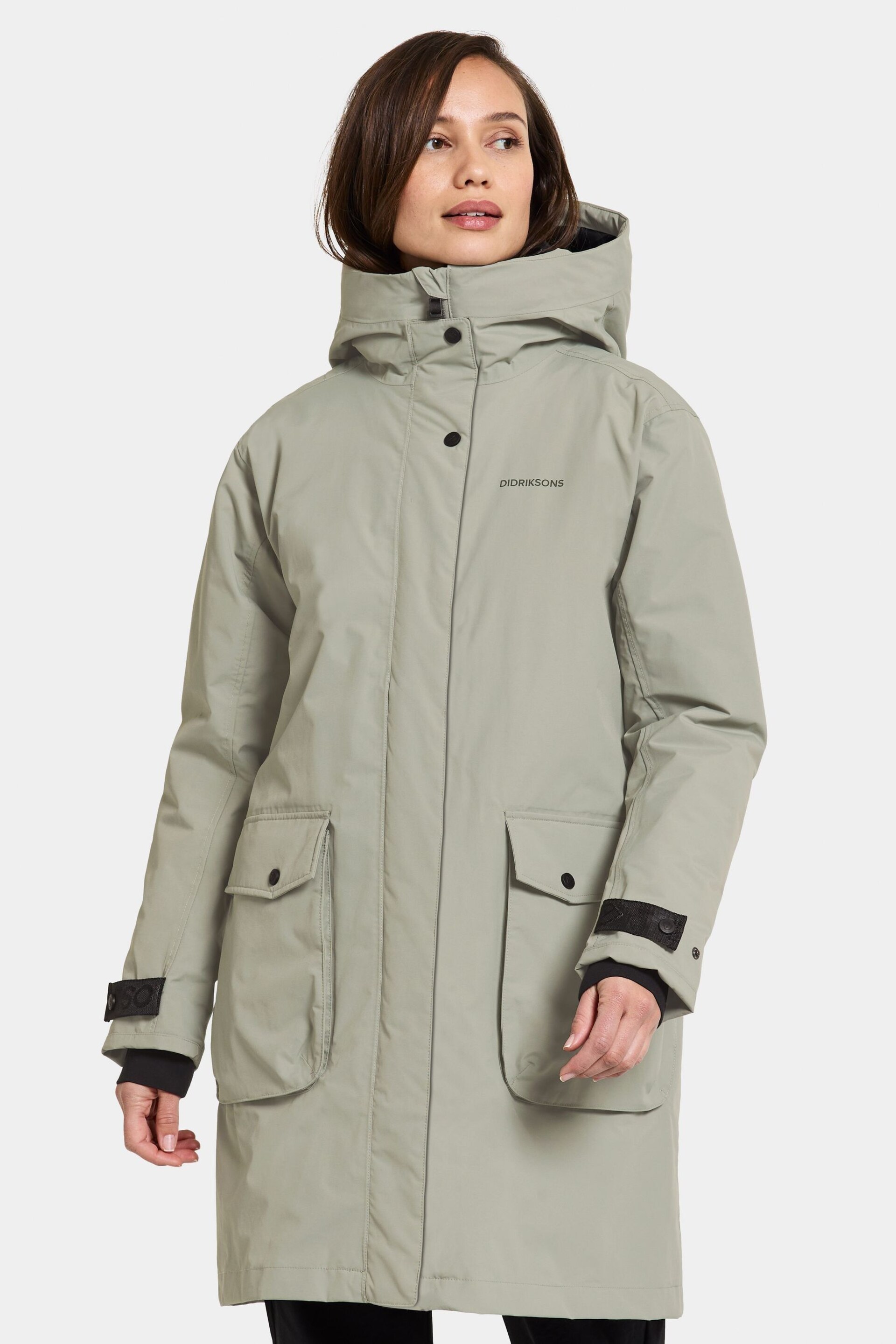 Didriksons Green Ilsa Wns Parka Jacket - Image 1 of 4