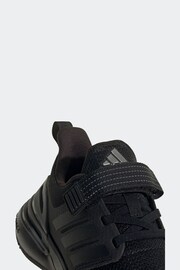 adidas Black Sportswear Rapidasport Bounce Elastic Lace Top Strap Trainers - Image 9 of 9