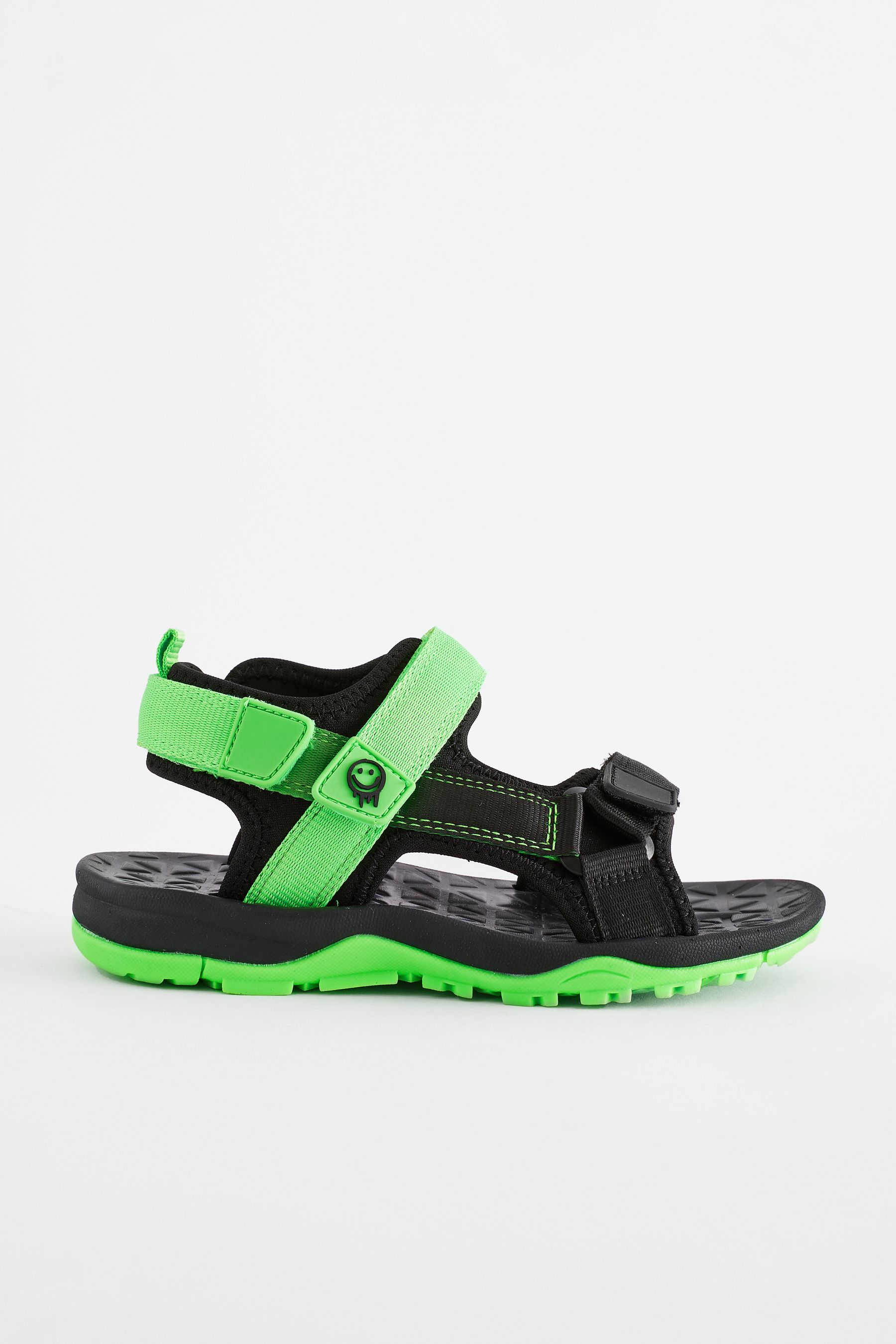Lime green and black sandals deals