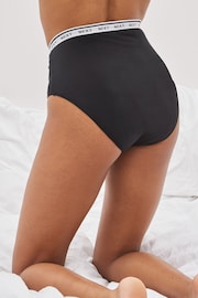 Black Full Brief Heavy Flow Period Knickers 2 Pack - Image 2 of 5
