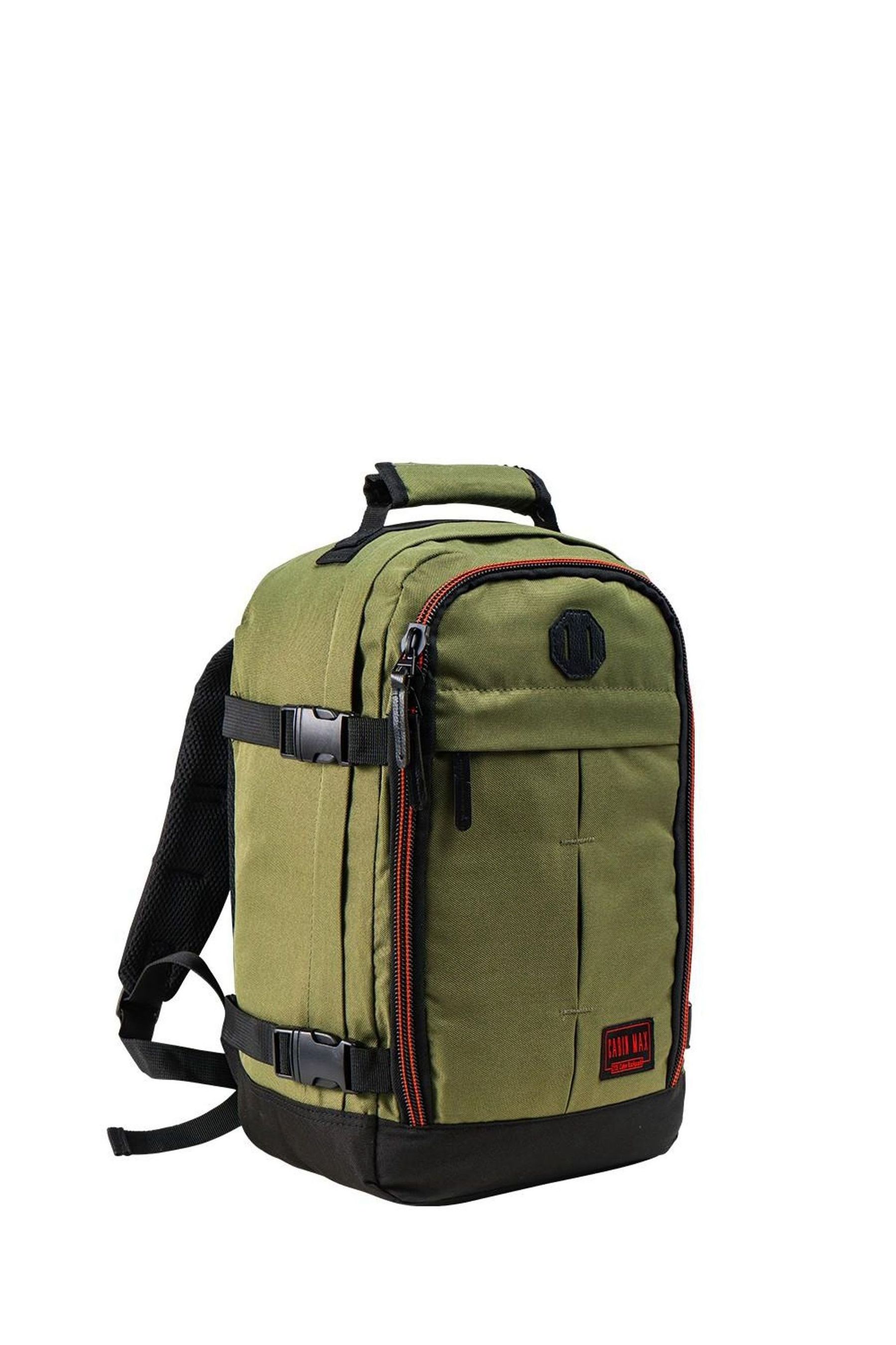 Buy Cabin Max Khaki Green Metz 20L Underseat Cabin Bag 40x20x25cm from the Next UK online shop