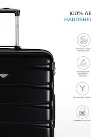 Flight Knight EasyJet Overhead 55x35x20cm Hard Shell Cabin Carry On Case Suitcase Set Of 2 - Image 2 of 7