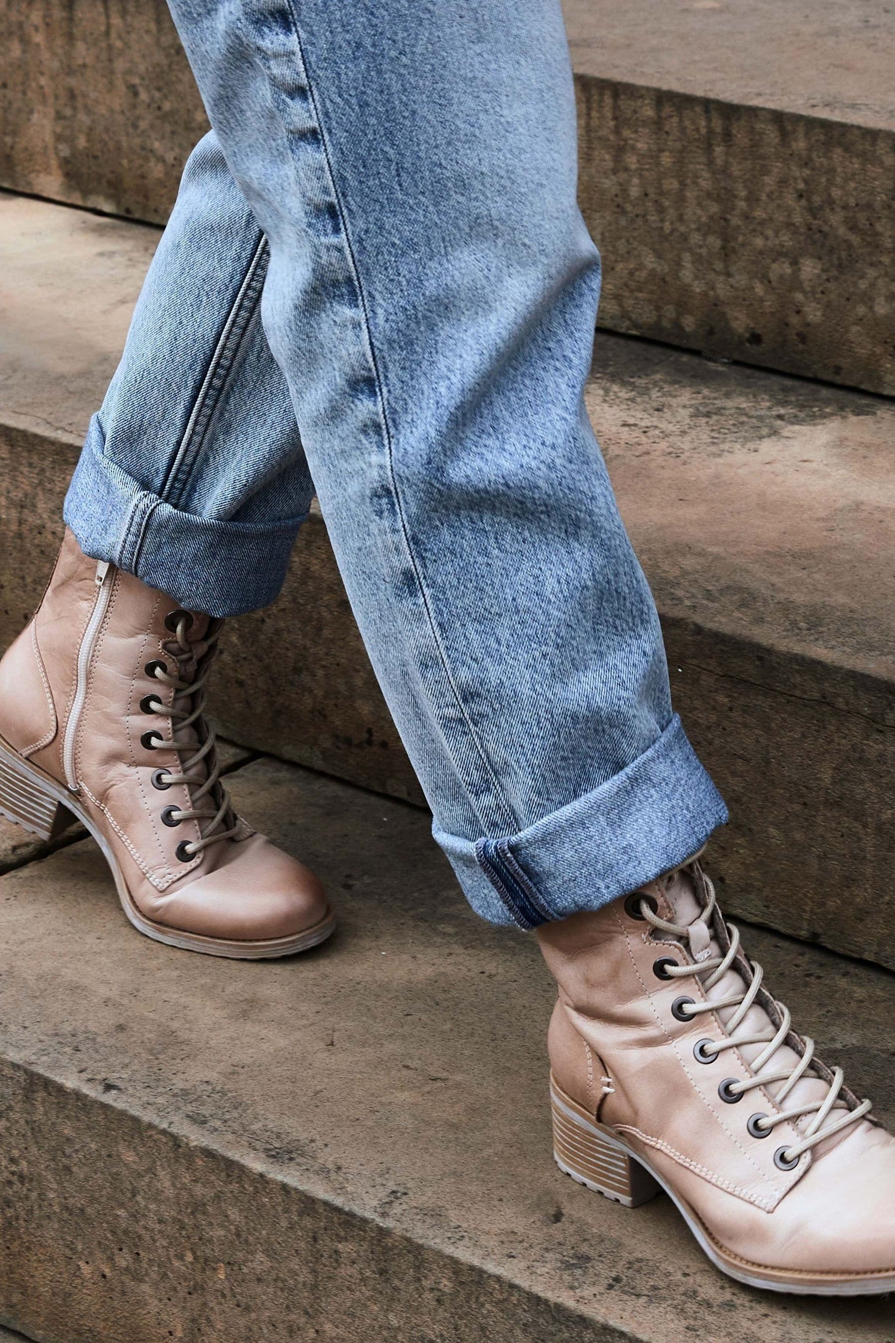 Buy Moda in Pelle Bezzie Lace Up Leather Ankle Boots from the Next UK online shop