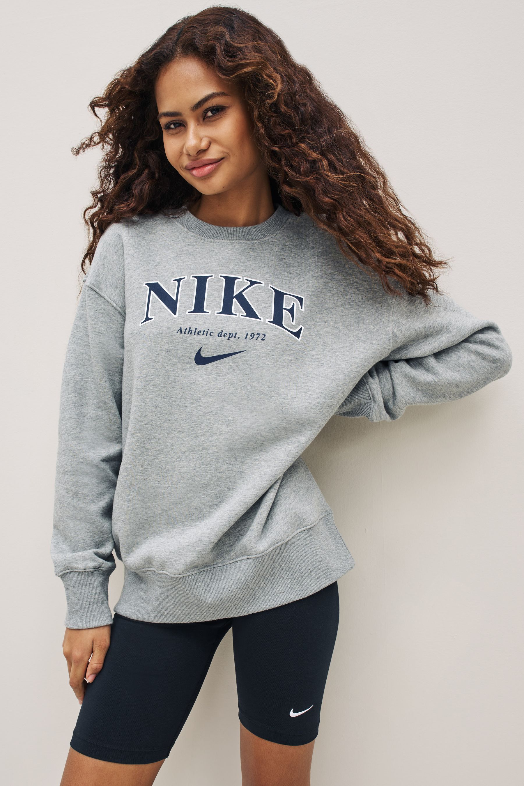 Grey womens nike jumper online