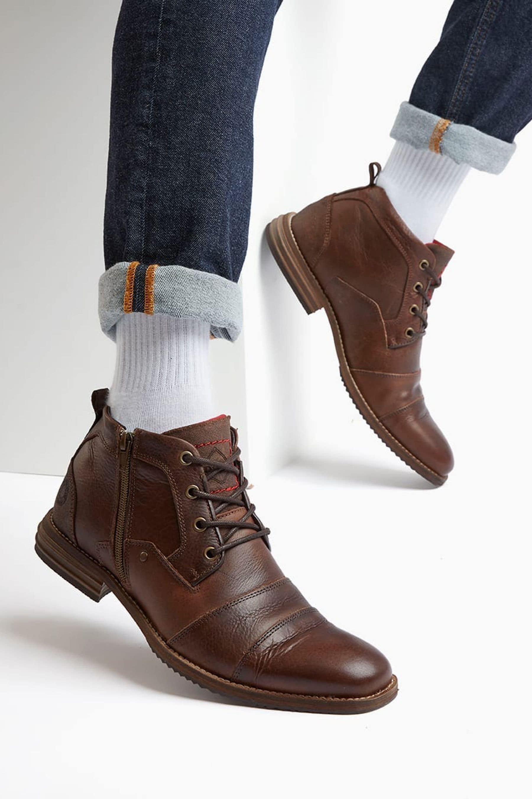 Dune captains boots black sales