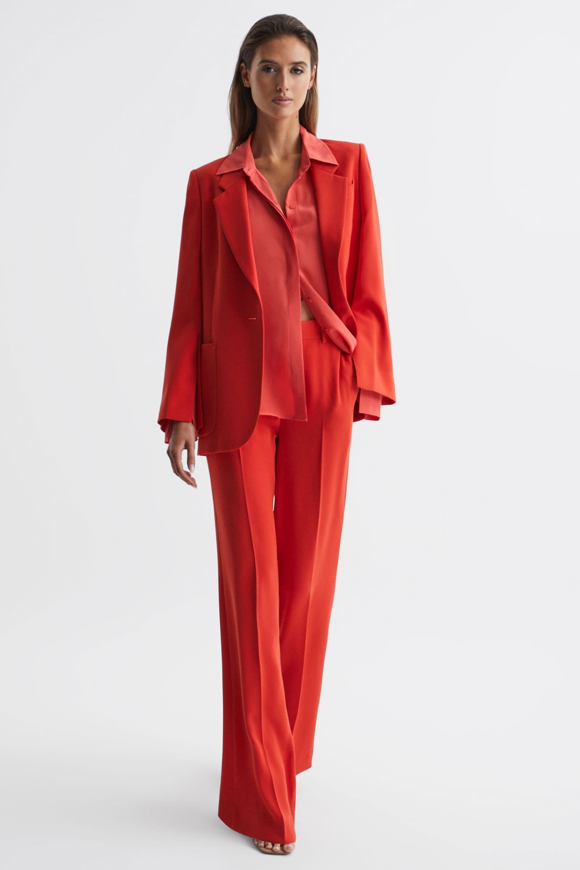 Reiss Coral Maia Wide Leg Trousers - Image 6 of 6