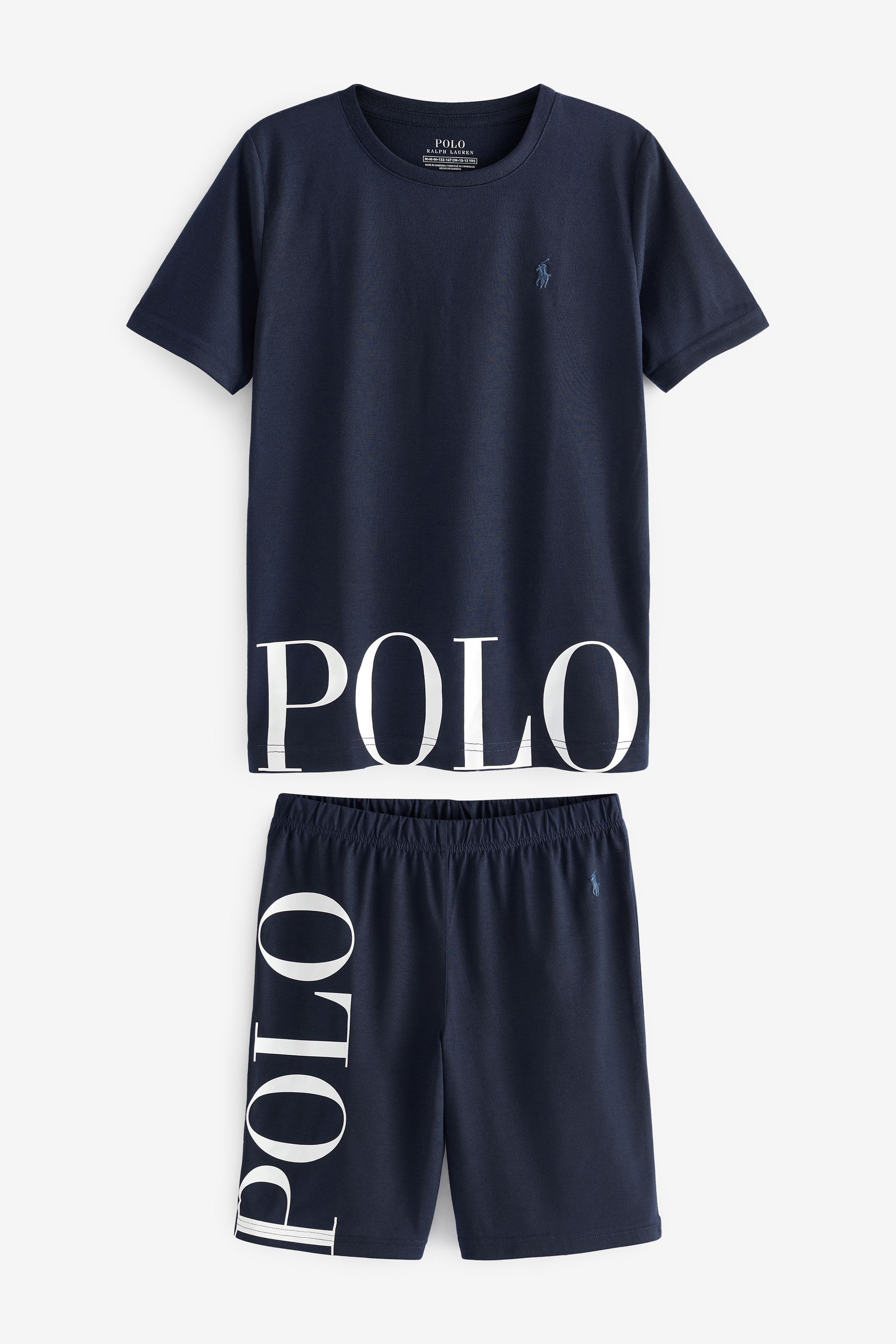 Buy Polo Ralph Lauren Logo T Shirt And Shorts Pyjamas from the Next UK online shop