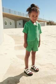 Green Shirt And Shorts Co-ord Set (3mths-8yrs) - Image 1 of 5