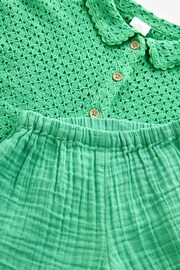 Green Shirt And Shorts Co-ord Set (3mths-8yrs) - Image 5 of 5